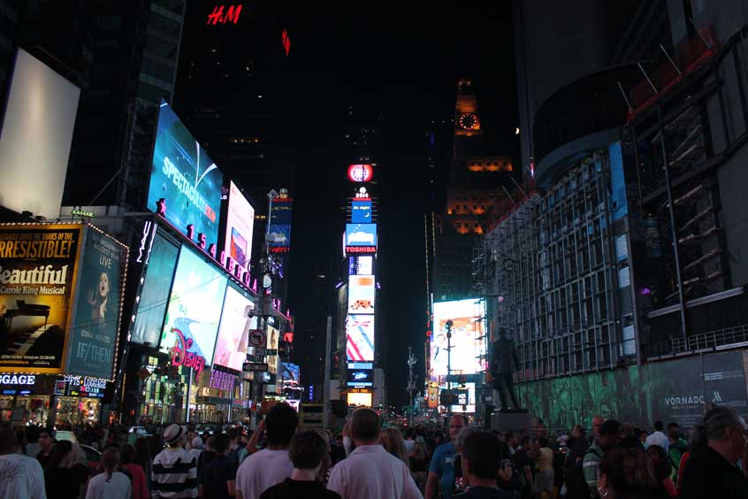 Times Square by night