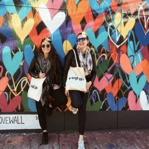 Deux jours à New York copines Love wall