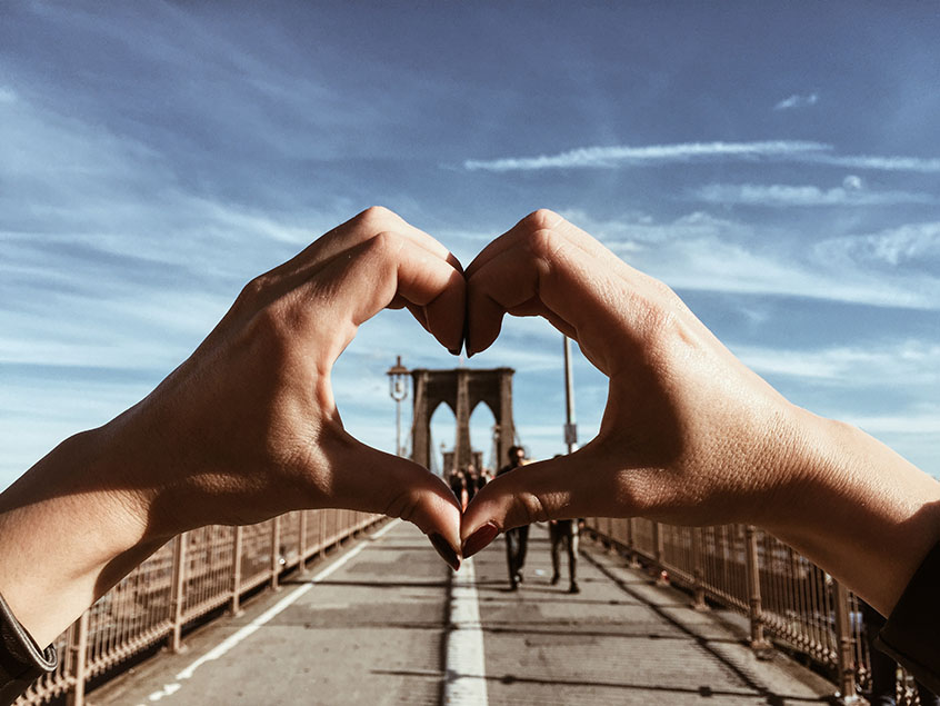 Brooklyn bridge copines new york